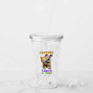 Vrienden Drinkware Zijn Het Gezin Dat We Kiezen Acryl Drinkbeker