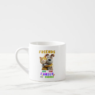 Vrienden Drinkware Zijn Het Gezin Dat We Kiezen Espresso Kop