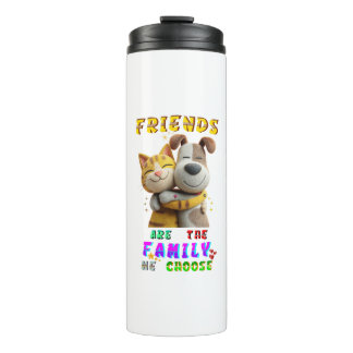 Vrienden Drinkware Zijn Het Gezin Dat We Kiezen Thermosbeker