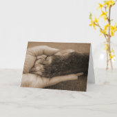 Vrienden en aanmoediging kaart (Gele Bloem)