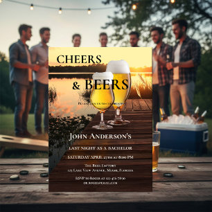 Vrienden en Bier Verlovingsfeest Uitnodiging