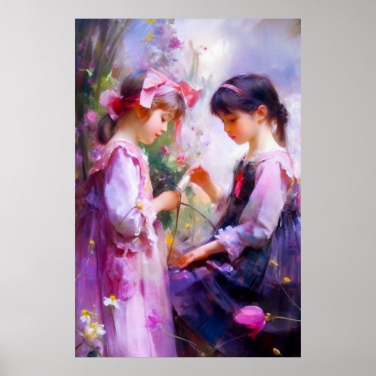 Vrienden en Bloemen 2 Poster (Voorkant)