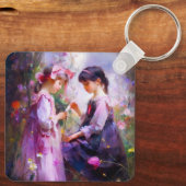 Vrienden en Bloemen 2 Sleutelhanger (Achterkant)