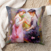 Vrienden en bloemen kussen (Deken)