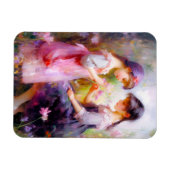 Vrienden en bloemen magneet (Horizontaal)