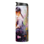 Vrienden en bloemen thermosbeker (Geroteerd rechts)