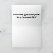 **VRIENDEN EN FAMILIE** CHRISTMAS WISSEN FEESTDAGEN KAART (Binnen)