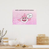 Vrienden en familie van de verjaardag ondertekenen poster (Keuken)