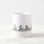Vrienden en fiets koffiemok (Center)