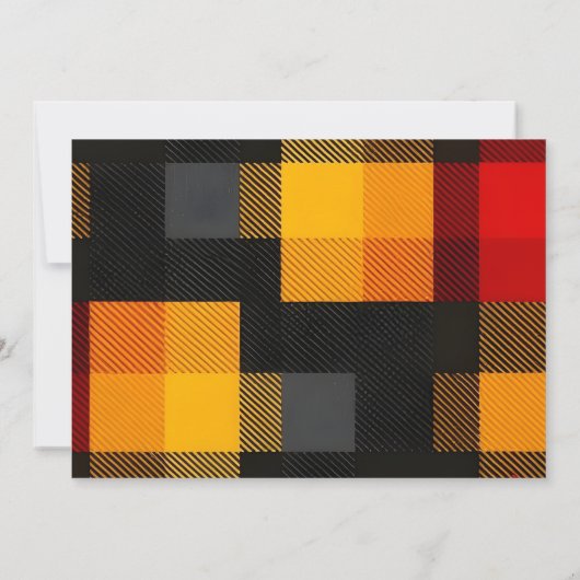 Vrienden en Flanel Vrienden geven Uitnodiging (Achterkant)