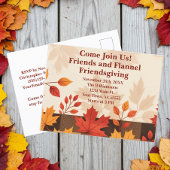 Vrienden en Flanel Vrienden Uitnodiging