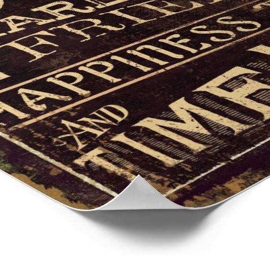 Vrienden en koffie poster (Hoek)