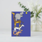 vrienden en ster briefkaart (Staand voorkant)