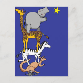 vrienden en ster briefkaart