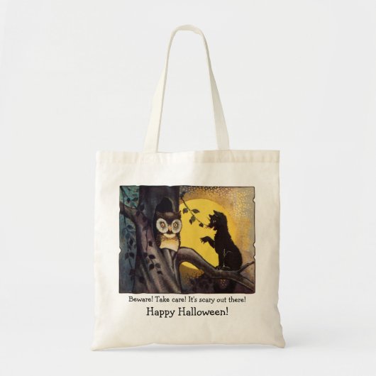  vrienden en vijanden Halloween Canvas tas (Voorkant)