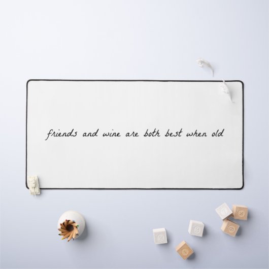 Vrienden en Wijn Desk Mat (Kindertafel)