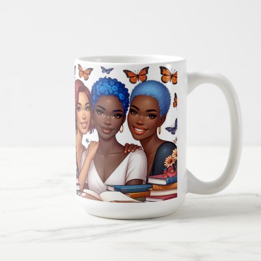 Vrienden en woorden koffiemok (Rechts)