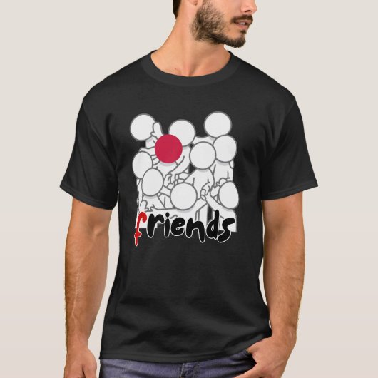 Vrienden - F2509A T-shirt (Voorkant)