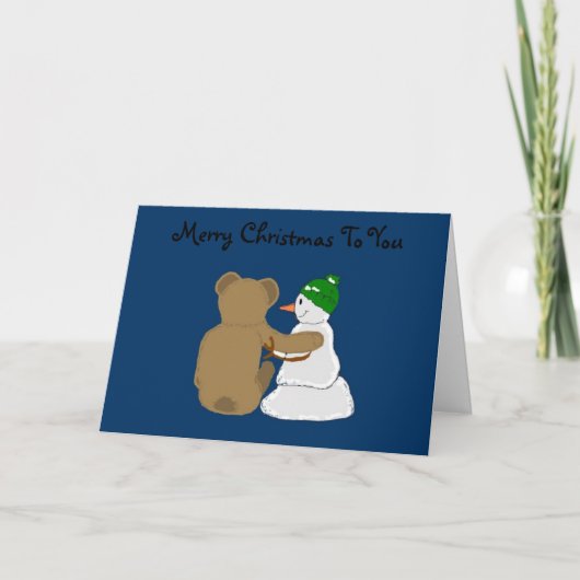 Vrienden Feestdagen Kaart (Voorkant)