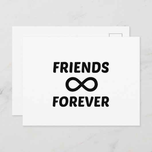 VRIENDEN FOREVER BRIEFKAART (Voorkant / Achterkant)