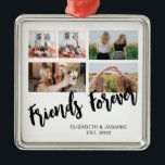 Vrienden Forever Fotocollage Gift voor BFF Custom Metalen Ornament<br><div class="desc">"Friends Forever Custom Photo Collage Ornament" - de perfecte manier om je meest gekoesterde herinneringen te koesteren met je dierbaarste vrienden.</div>