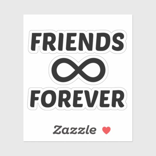 VRIENDEN FOREVER STICKER (Vel)
