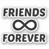 VRIENDEN FOREVER STICKER (Voorkant)