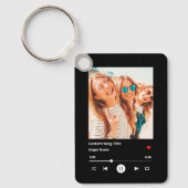 Vrienden Foto aangepast Favoriete Song Sleutelhanger (Voorkant)