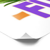 Vrienden Furever woordspeling. Schattigee Franse B Foto Afdruk (Hoek)