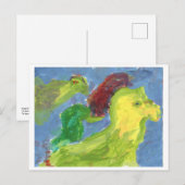 Vrienden gaan briefkaart verkennen (Voorkant / Achterkant)