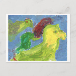 Vrienden gaan briefkaart verkennen