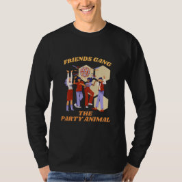 Vrienden Gang The Party Anima Party Vriend T-shirt