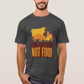 Vrienden geen landbouwhuisdieren t-shirt (Voorkant)
