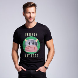 Vrienden, geen voedsel Vegan T-Shirt