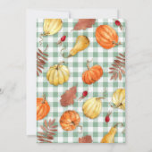 Vrienden geven 2024, Thanksgiving Diner Kaart (Achterkant)