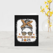 Vrienden geven 2025 Thanksgiving Vriendschap Mes Kaart (Gele Bloem)