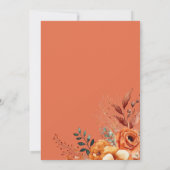 Vrienden geven diner floraal kaart (Achterkant)