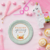 Vrienden geven party decor, Thanksgiving diner Papieren Bordje (Feest)