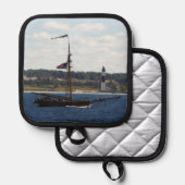 Vrienden Goede Wil Grote Sable Vuurtoren Pothouder Pannenlap (Voorkant / Achterkant)