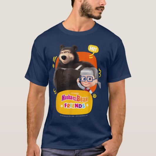 Vrienden Hallo daar grappig T-shirt (Voorkant)