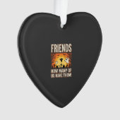 Vrienden Halloween Geest Kerkhof Ontwerp_1 Ornament (voorkant)