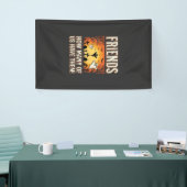Vrienden Halloween Geest Kerkhof Ontwerp_1 Spandoek (Beurs)