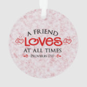 Vrienden houden ornament (achterkant)