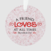 Vrienden houden ornament (voorkant)