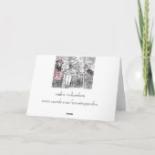 Vrienden Houtskool Tekening Collage Note Kaart (Achterkant)