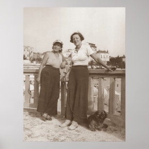 Vrienden in Cannes in de jaren dertig Poster