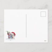 Vrienden in een fantasiewereld. feestdagenkaart (Achterkant)