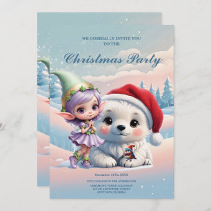 Vrienden in een fantasiewereld. kaart