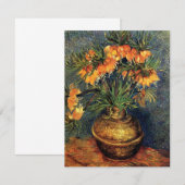 Vrienden in een kopervaas door Vincent van Gogh (Voorkant / Achterkant)