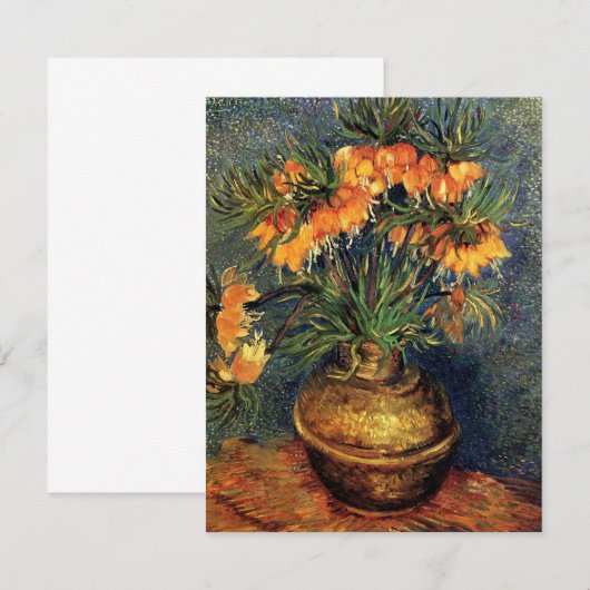 Vrienden in een kopervaas door Vincent van Gogh (Voorkant / Achterkant)